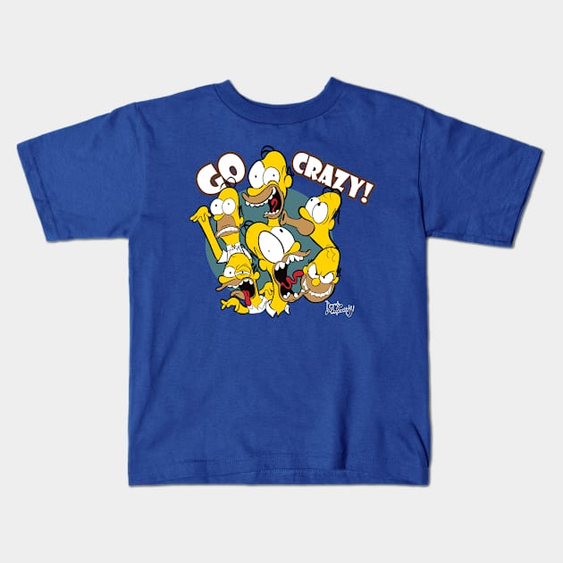 Go Crazy! Kids T-Shirt by D.J. Berry